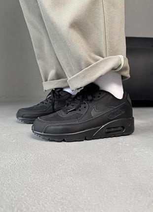 Кросівки жіночі nike air max 90 triple black