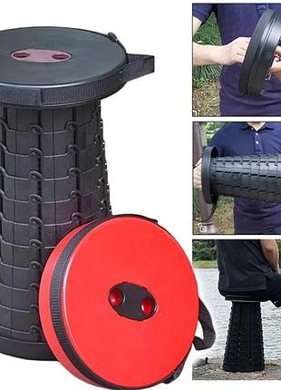 Складной телескопический стул telescopic stool ∙ походный раскладной стул-табурет для рыбалки, туризма и отдыха