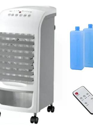 Портативний охолоджувач повітря domotec air cooler ms-1628 60 вт • мобільний