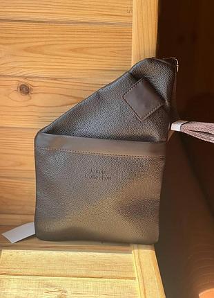 Сумка шкіряна backpack + wallet and jasper 2010 коричнева зам