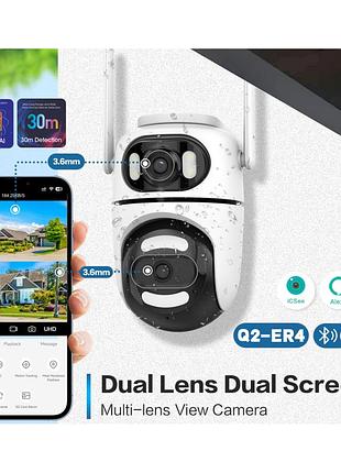 Камера q2 wifi ptz dual lensand q2