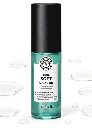 Maria nila true soft argan oil 30ml відновлююча олія для волосся