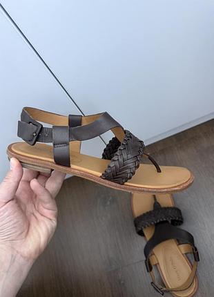 Шкіряні босоніжки сандалі marc o’polo