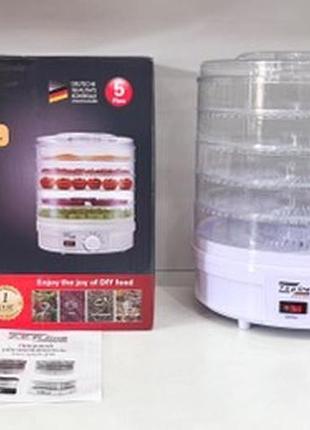 Сушарка дегідратор для овочів фруктів грибів та інший продуктів 800 w zepline zp- 029