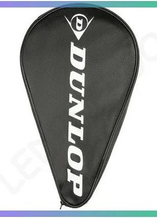 Чехол dunlop padel черный для падела универсальный 51x30 см из полиэстера для защиты оборудования sku_10326924