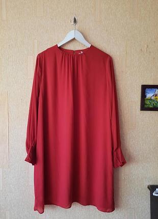 Легкое шифоновое платье в размере plus size (54) от h&amp;m