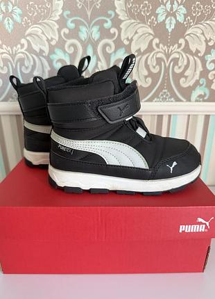 Дитячі черевики puma evolve toddlers' boots, стан ідеальний, розмір 25