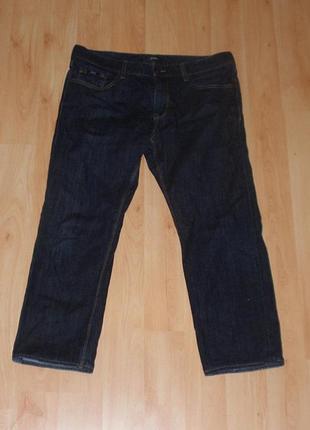 Темно сині джинси/штани hugo boss streight jeans polo ck original m-l-xl w34-36 levis x guess укорочені