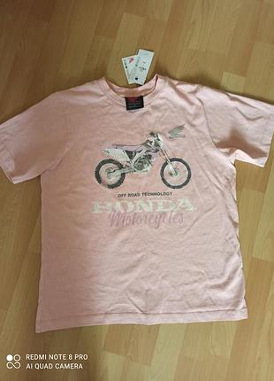 Нова рожева футболка тай дай honda primark