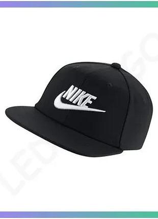 Кепка nike y nk pro cap futura 4 чорна біла для дітей спортивна кепка з козирком sku_av8015-014