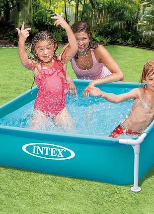 Каркасний басейн intex 57173, 122 × 122 × 30 см