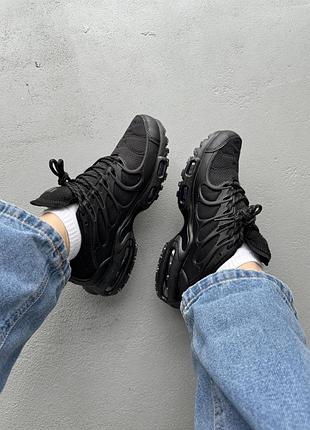 Кросівки чоловічі nike air max tn terrascape plus triple black