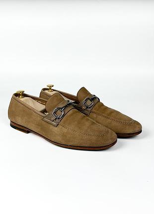 Лофери чоловічі santoni замшеві, розмір 45 (us 10,5)