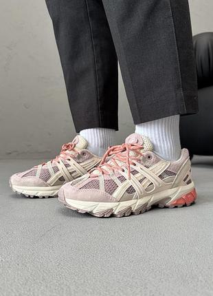 😍 жіночі кросівки asics gel-sonoma 15-50 white/peach fawn