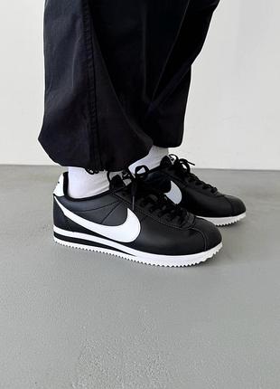 Кросівки жіночі nike cortez basic black/white