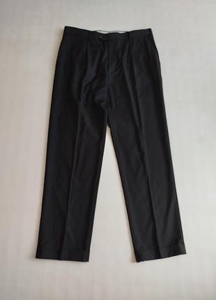 Шерстяные брюки pal zileri (ткань loro piana tasmanian super 130's), италия. размер 52 (l/xl)