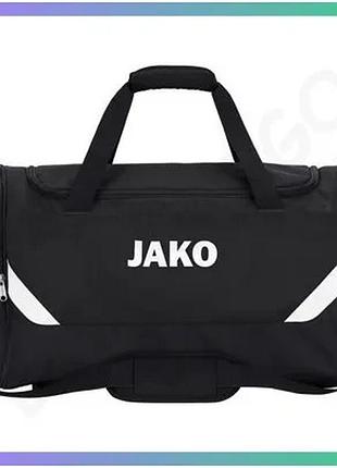 Сумка jako iconic 28l черная и белая для спорта и путешествий 45x24x26 см из полиэстера унисекс sku_1924-800