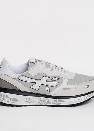 Premiata moerun white grey black