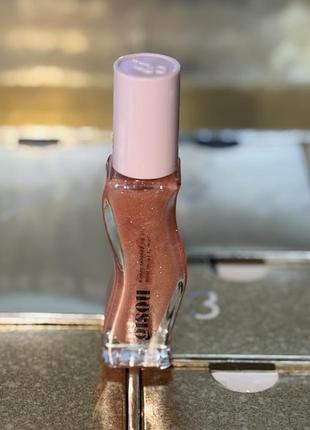 Олія для губ gisou — honey infused lip oil, glazed plum