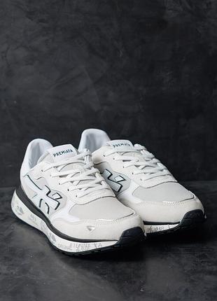 Premiata moerun white grey black 2