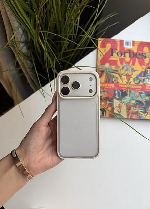Чохол iphone beige 16 pro max
