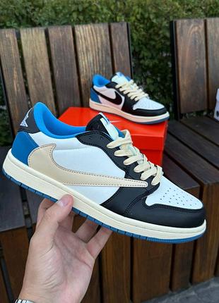 Мужские кроссовки nike air jordan x travis scott