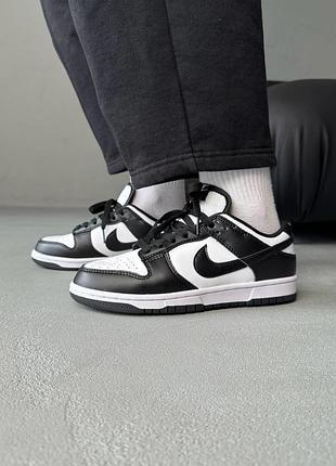Кросівки жіночі nike dunk low white/black
