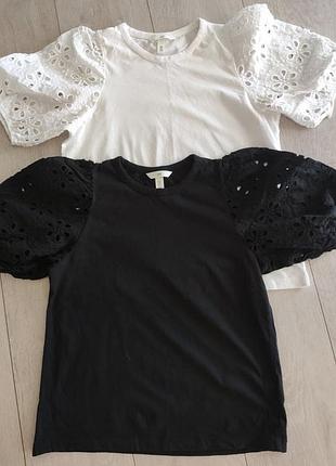 Футболкие h&amp;m, разм.xs, 100% хлопок