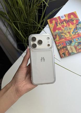 Чохол iphone fuck прозорий 15 pro max