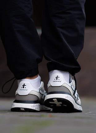 Premiata moerun white grey black 6