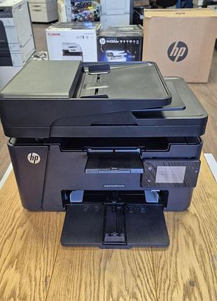 Лазерный мфу hp laserjet pro m127fw с ес в идеальном состоянии с гарантией .