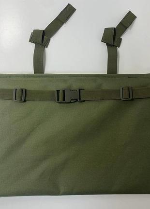Тактичний каремат для сидіння на системі molle(олива)