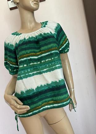Натуральная свободная блузка/ l- xl/ brend marks &amp; spencer