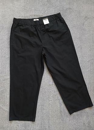 Женские черные брюки marks &amp; spencer straight р.97 18 short