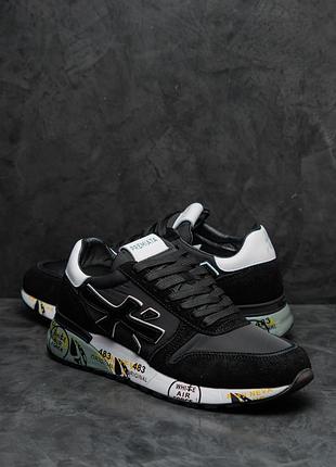 Premiata mick black white 4