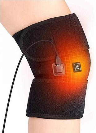 Бандаж-фіксатор на коліно зігрівальний працює від usb