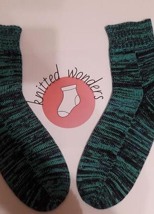 Вязаные носки ручной работы