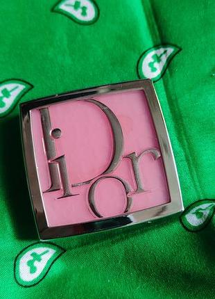 Культовые румяна dior backstage rosy glow blush 001 pink (б/в, оригинал)