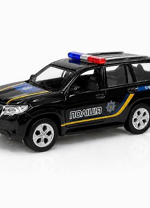 Автомодель - toyota prado полиция (черный)