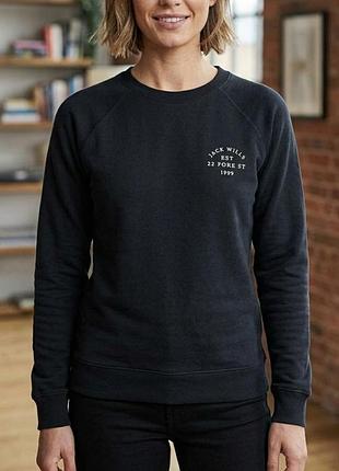 Черный хлопковый свитшот jack wills 1999