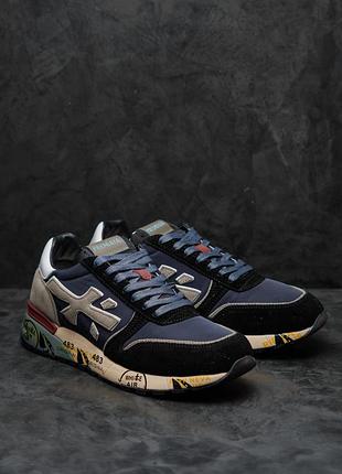 Premiata mick black blue grey 4