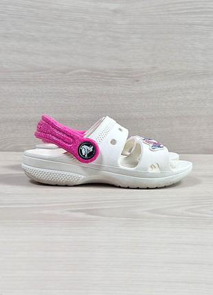 Детские босоножки / шлепанцы для девочки crocs оригинал, размер 25 (крокс с 8)