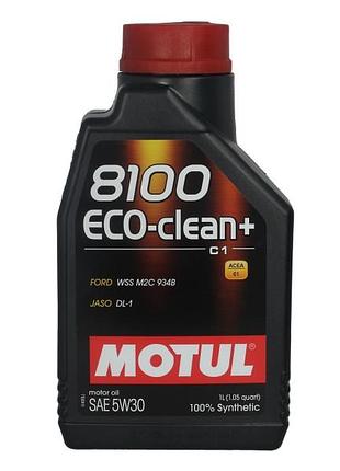 Масло моторное motul 8100 eco-clean+ 5w30 1l, 101580
