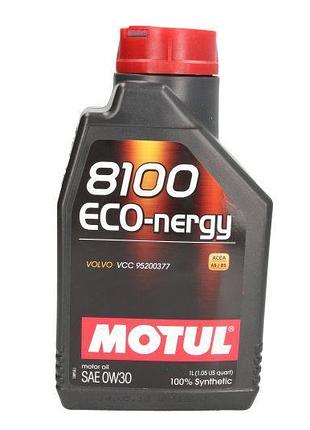 Масло моторне motul 8100 eco-nergy 0w30 1l, 102793