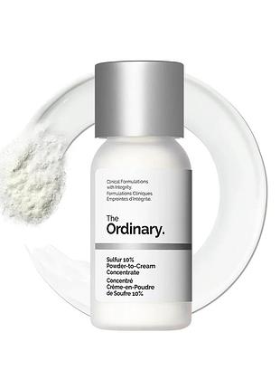 The ordinary sulfur 10% cream-to-powder concentrate 5g концентрована пудра-крем з 10% колоїдною сіркою