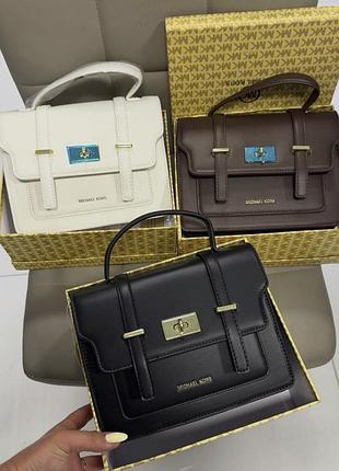 Сумка michael kors сатчел в коробке с документами, сумка майкл корс, кросс-боди michael kors