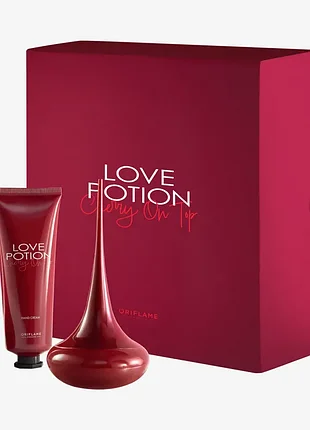Набор love potion cherry on top в коробке 48083 парфюм 50мл и парфюм крем для рук75мл