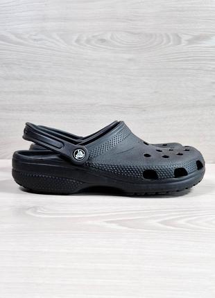 Чоловічі чорні крокси сабо crocs оригнал, розмір 42