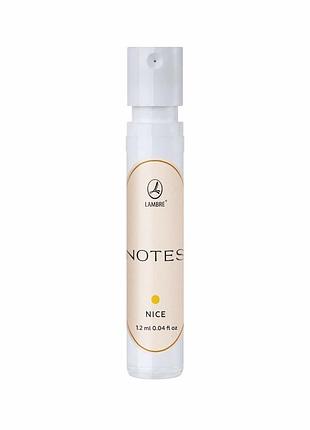 Пробник нішевих парфумів lambre notes nice 1.2 мл / унісекс-парфуми ламбре нотес ніцца пробник
