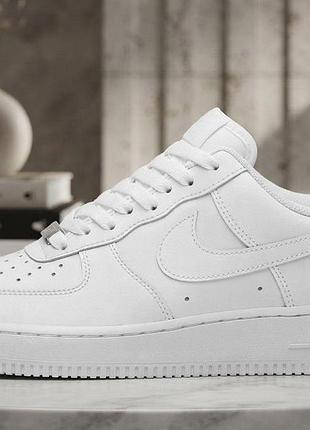 Кросівки nike air force 1 low,найк аір форсе натуральна шкіра з 36 по 41 р